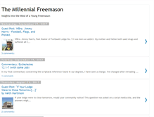Tablet Screenshot of millennialfreemason.com